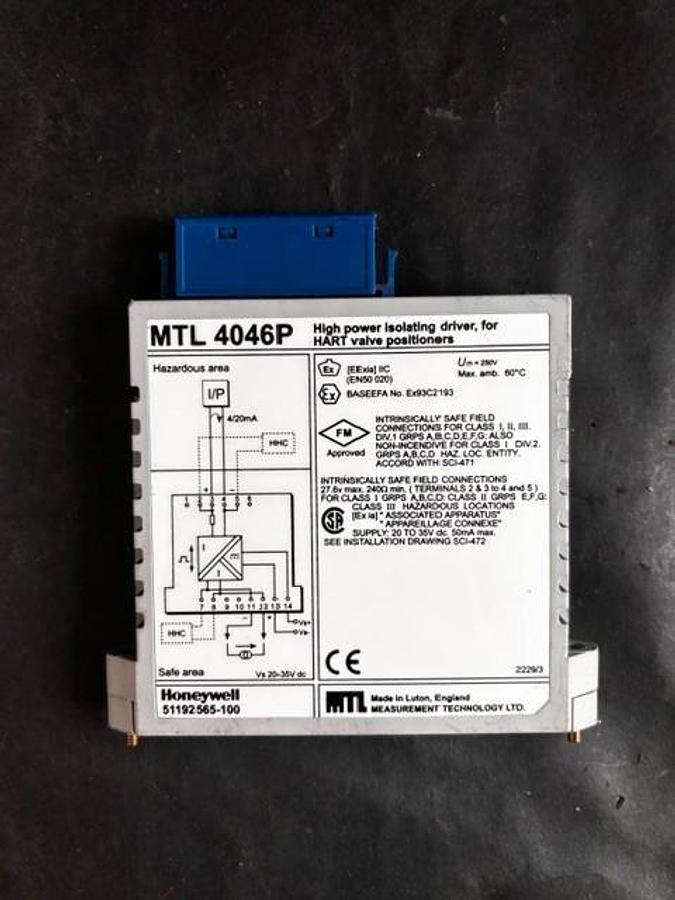 Used EATON MTL 4046P ISOLATING DRIVER