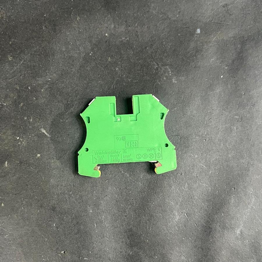 Used WEIDMULLER WPE 4 TERMINAL BLOCK ($3 OBO)