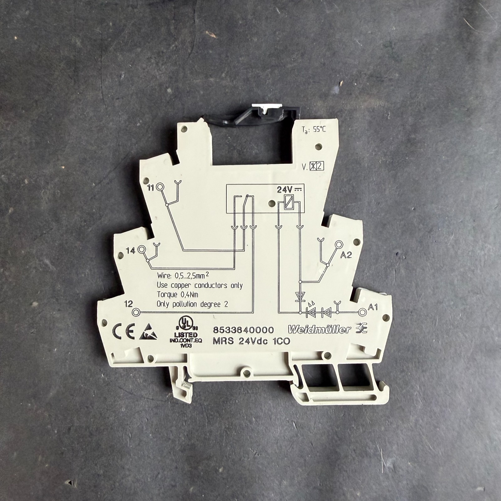 Used WEIDMULLER 8533640000 RELAY MODULE ($15 OBO)