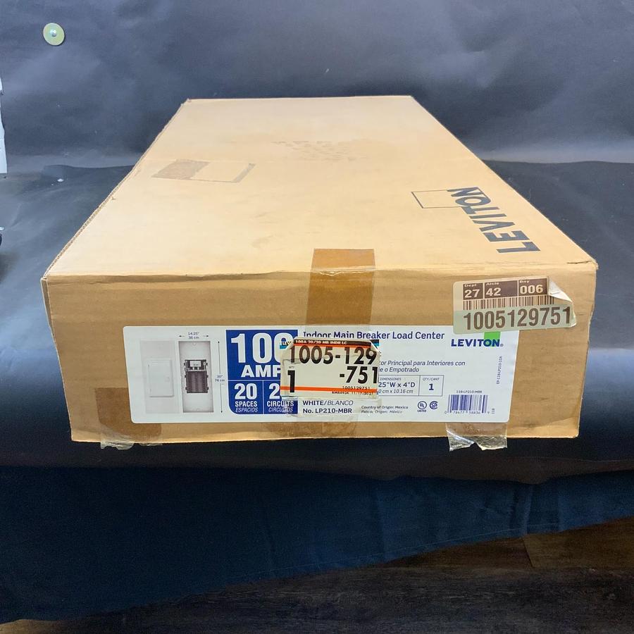 Used LEVITON LP210-MBR MAIN BREAKER LOAD CENTER ($80 OBO)
