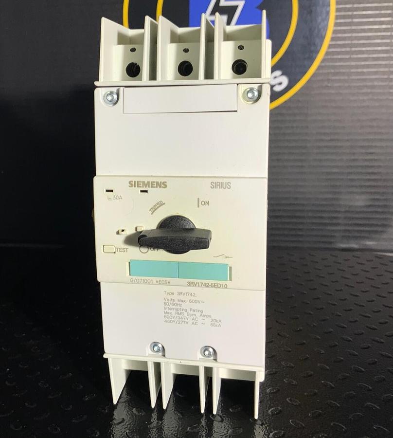 Used SIEMENS 3RV1742-5ED10 INDUSTRIAL CIRCUIT BREAKER ($15 OBO)