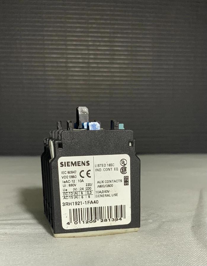 SIEMENS 3RH1921-1FA40 ($44.99 OBO)