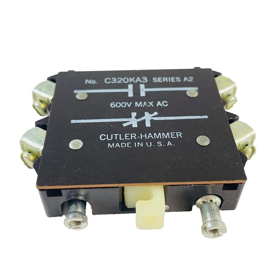 Used CUTLER HAMMER C320KA3 SER A2 AUXILIARY CONTACT NEW OPEN BOX FULLY FUNCTIONAL