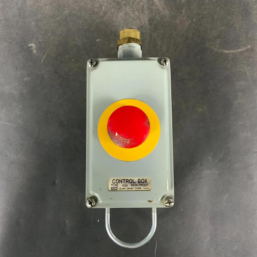 Used IZUMI TYPE AGA CONTROL BOX W/ RESET PUSHBUTTON ($25 OBO)