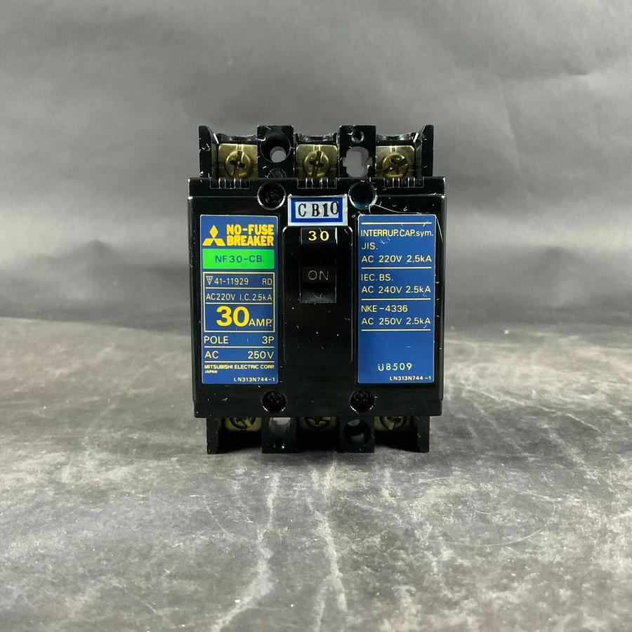 Used MITSUBISHI NF30-CB 30A NO-FUSE BREAKER ($10 OBO)