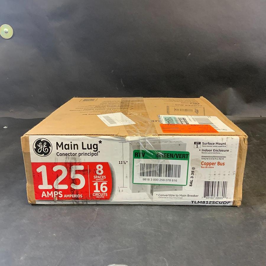 GE TLM812SCUDP MAIN LUG LOAD CENTER ($35 OBO)