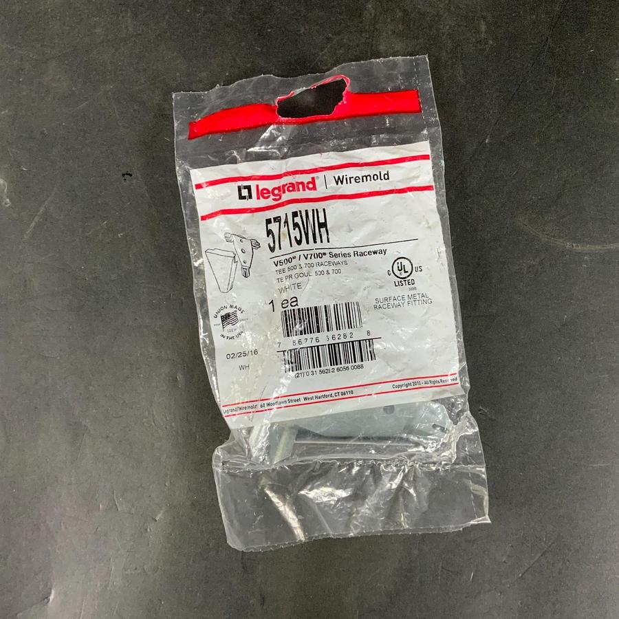 WIREMOLD 5715WH STL TEE WHITE ($5 OBO)