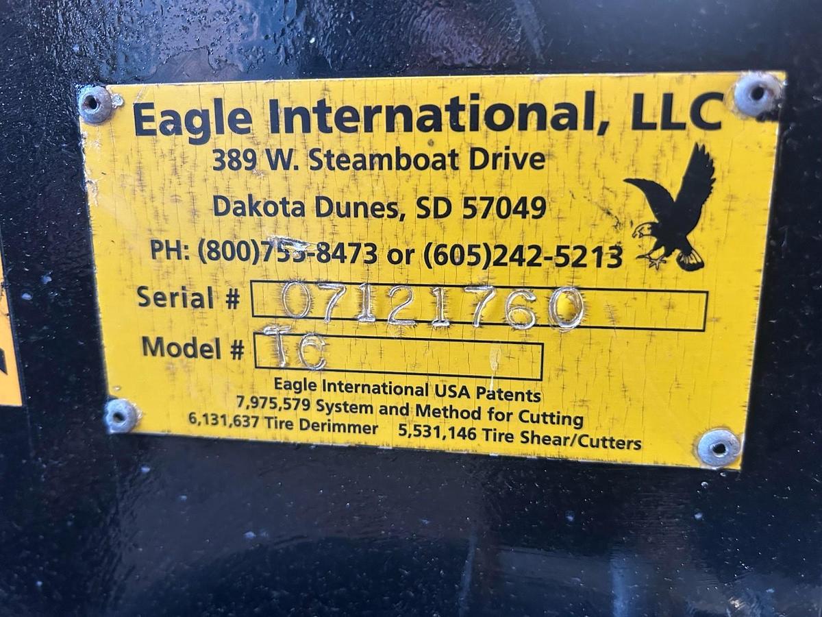 Used 2012 Eagle International T-680 Tire Sidewall Shredder