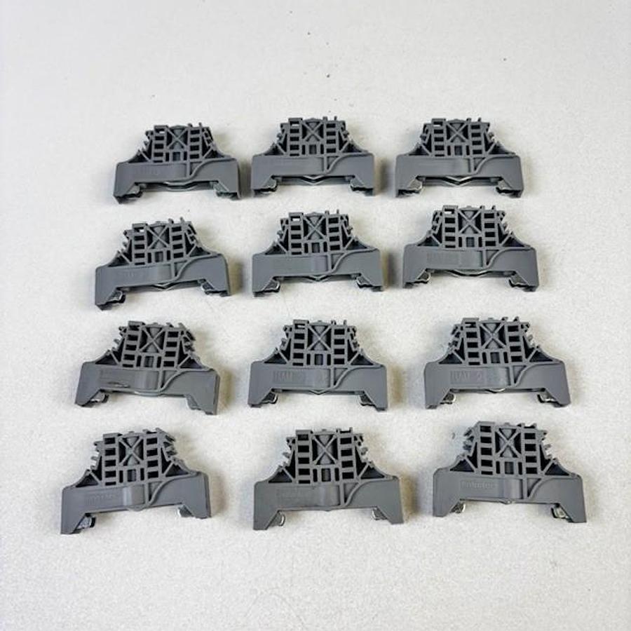 Used ENTRELEC BAM 2 TERMINAL BLOCK END STOP 12PCS