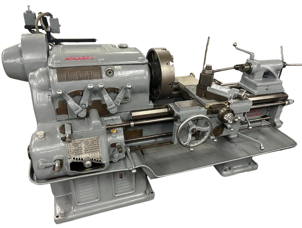 Used Monarch 17"x60" Engine Lathe 4-Jaw Chuck S/N 13562 | EXCELLENT CONDITION |