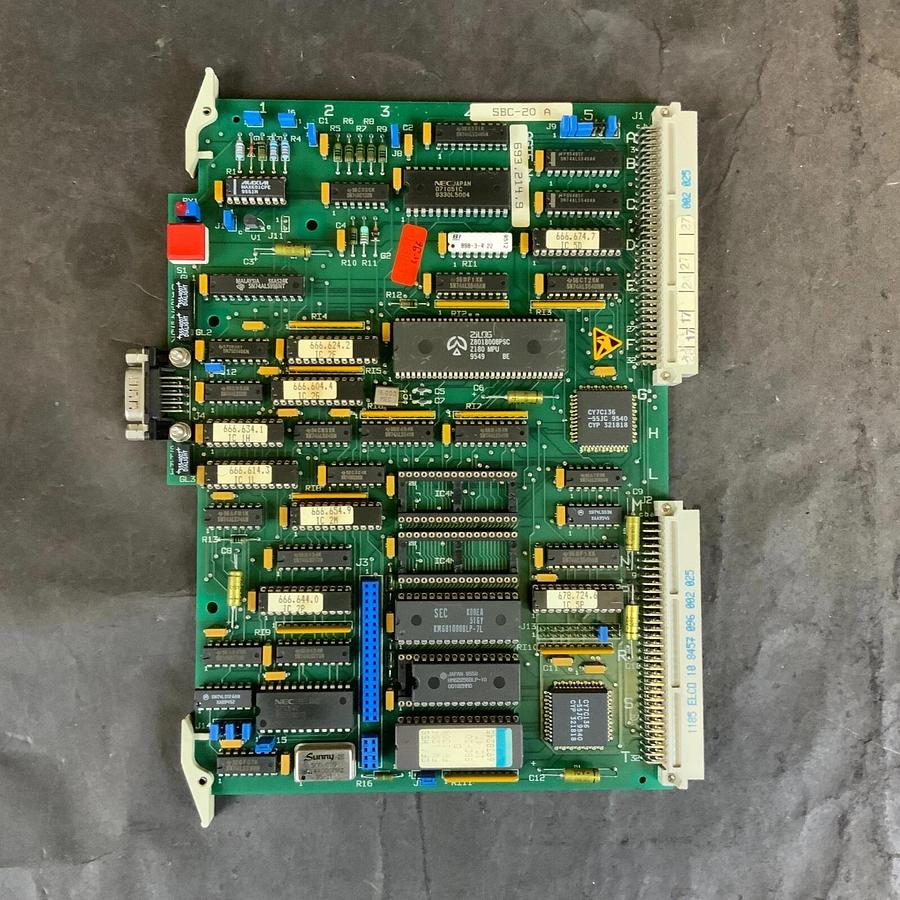 Used AGIE 693.214.9 646534.8 SBC-20A SINGLE BOARD COMPUTER ($100 OBO)