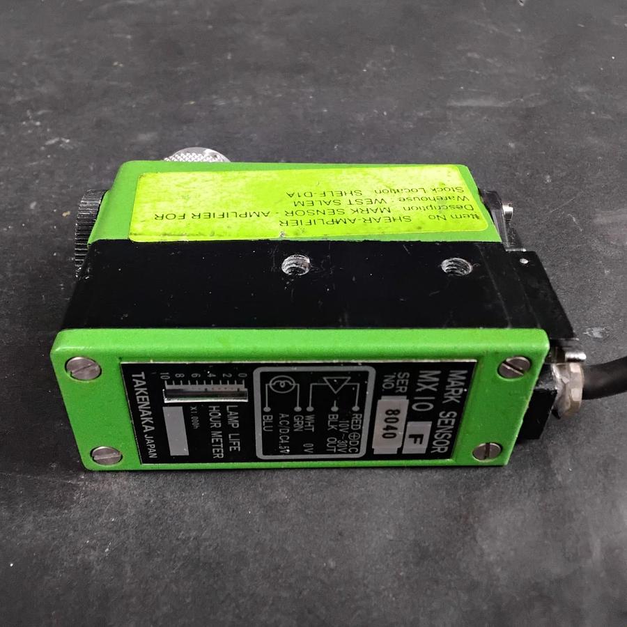Used TAKENAKA MX-10F PHOTOELECTRIC MARK SENSOR ($120 OBO)