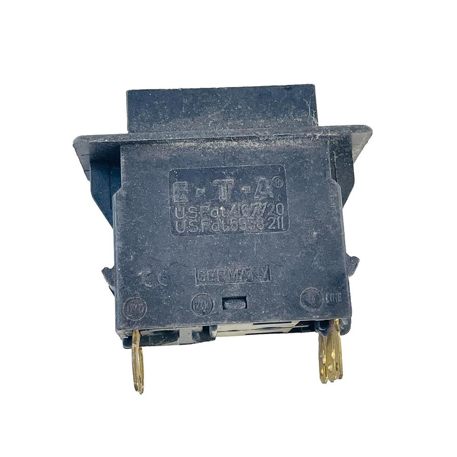 Used E-T-A 3120-F303-N7Q1-W01X 20A 240VAC 50VDC DOUBLE POLE THERMAL BREAKER