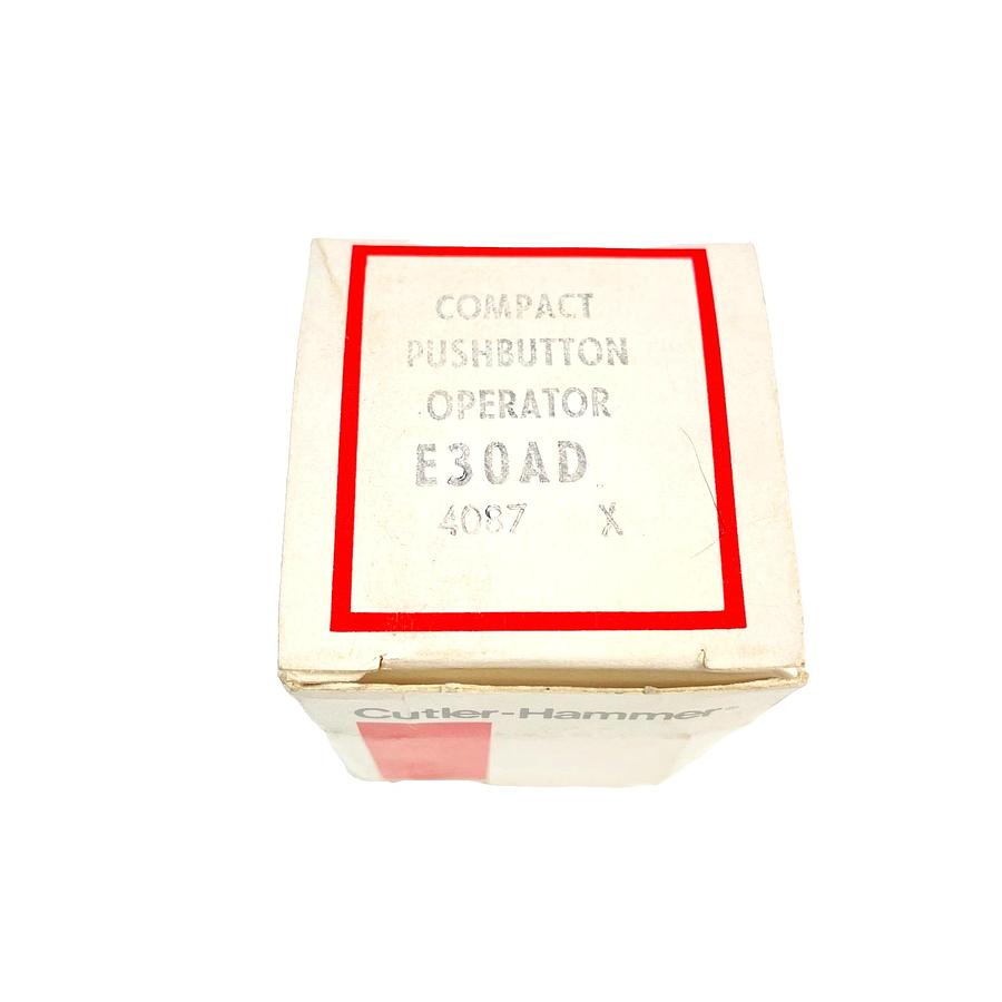 Used CUTLER HAMMER E30AD COMPACT PUSHBUTTON OPERATOR NEW OPEN BOX FULLY FUNCTIONAL