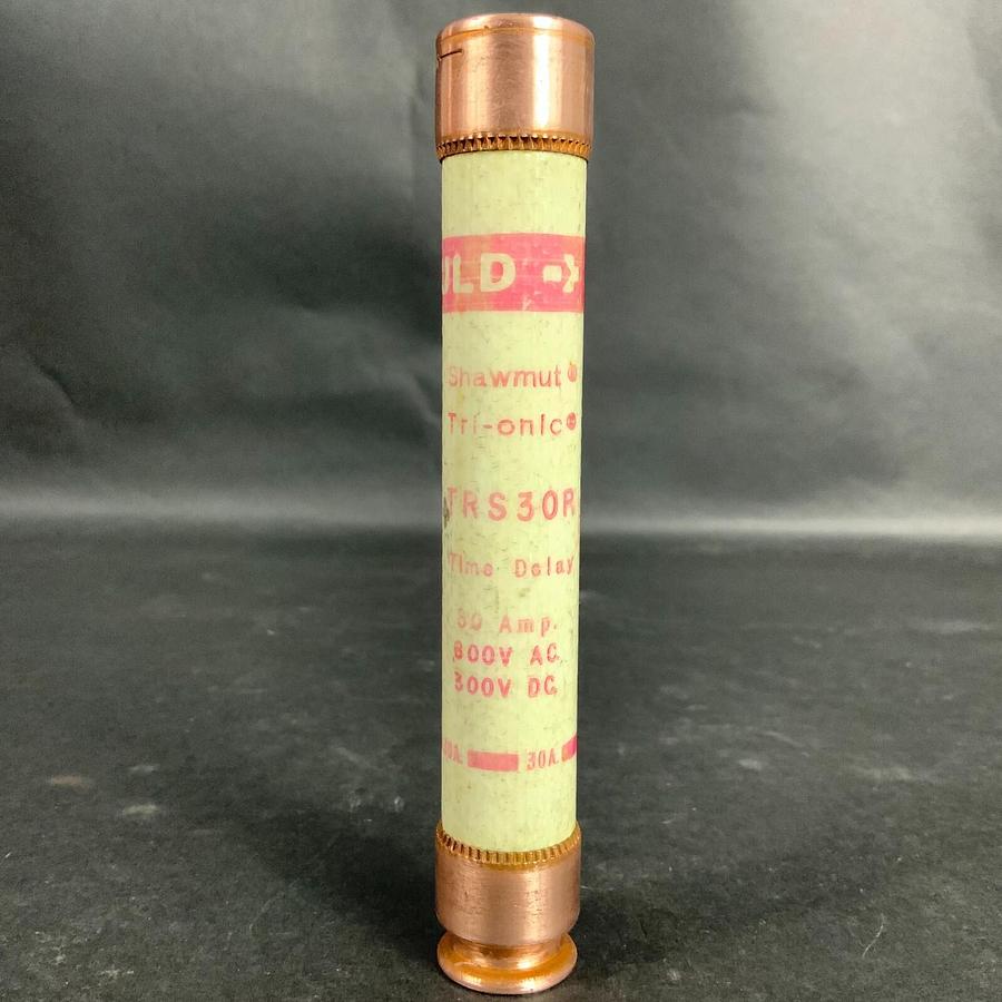 Used Ferraz Shawmut TRS30R Fuse 30A 600V Class RK5 Time Delay Tri-Onic Industrial