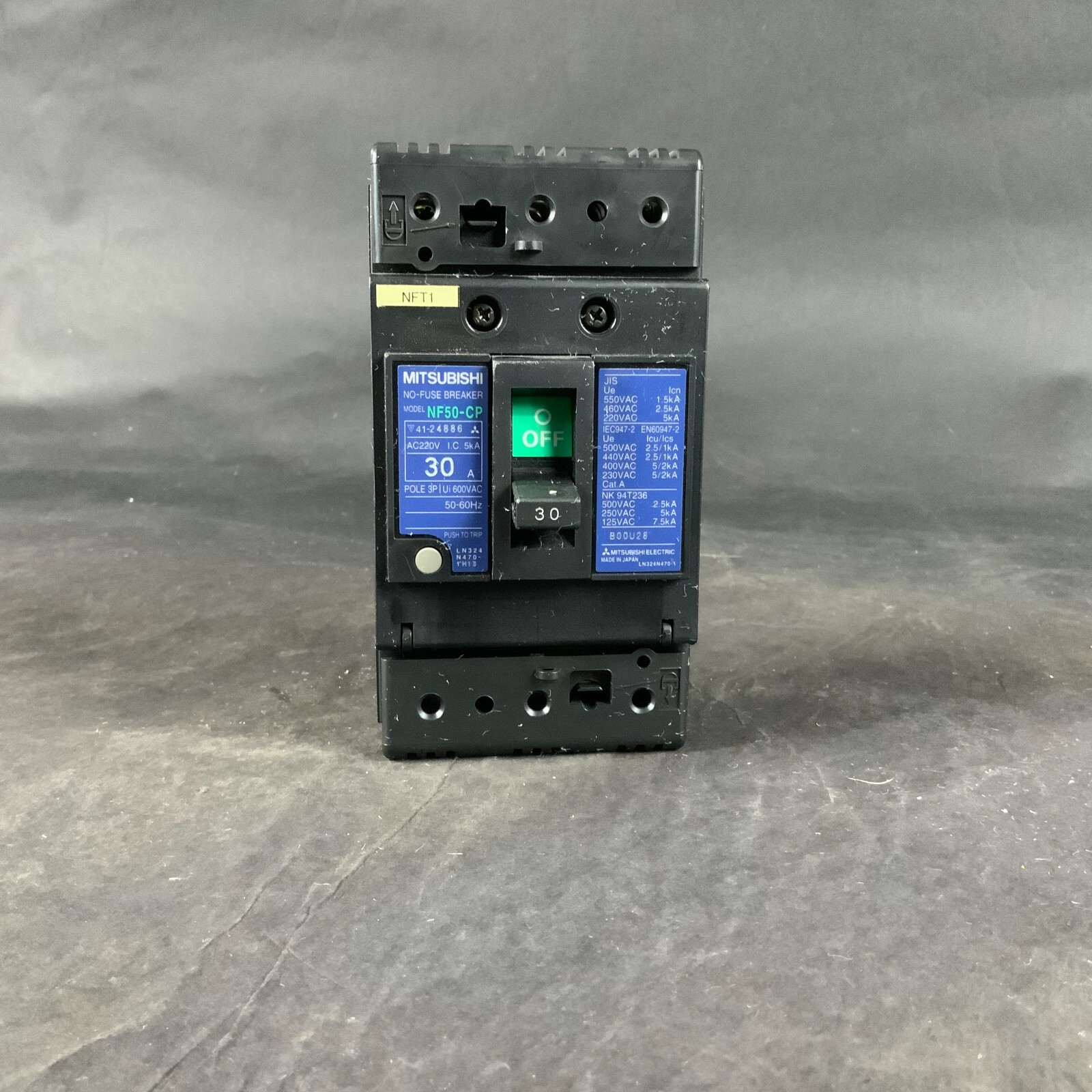 Used MITSUBISHI NF50-CP 30A NO-FUSE BREAKER ($20 OBO)