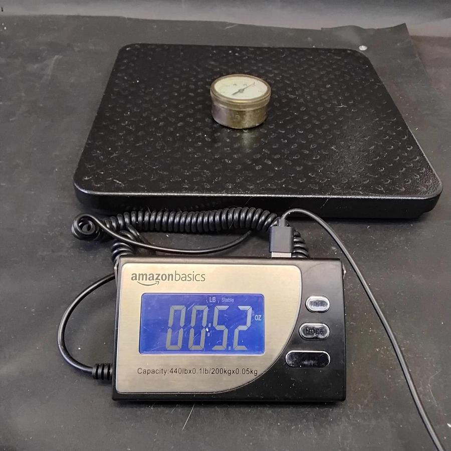 Used USG. US GAUGES 15399-1 60PSI pressure gauge ($11 OBO)