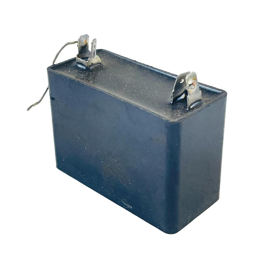 Used SHIZUKI A1D03 MOTOR RUN CAPACITOR 6UF 400VAC FILM CAPACITOR SPADE TERMINALS