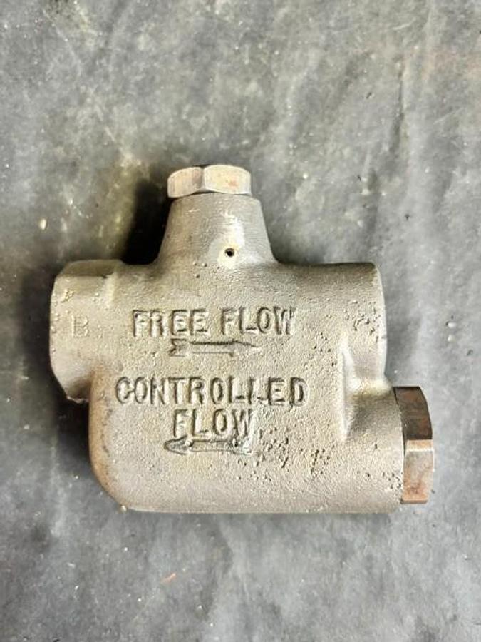 Used LOGAN SPORT 6401-1/2M FLOW CONTROL VALVE