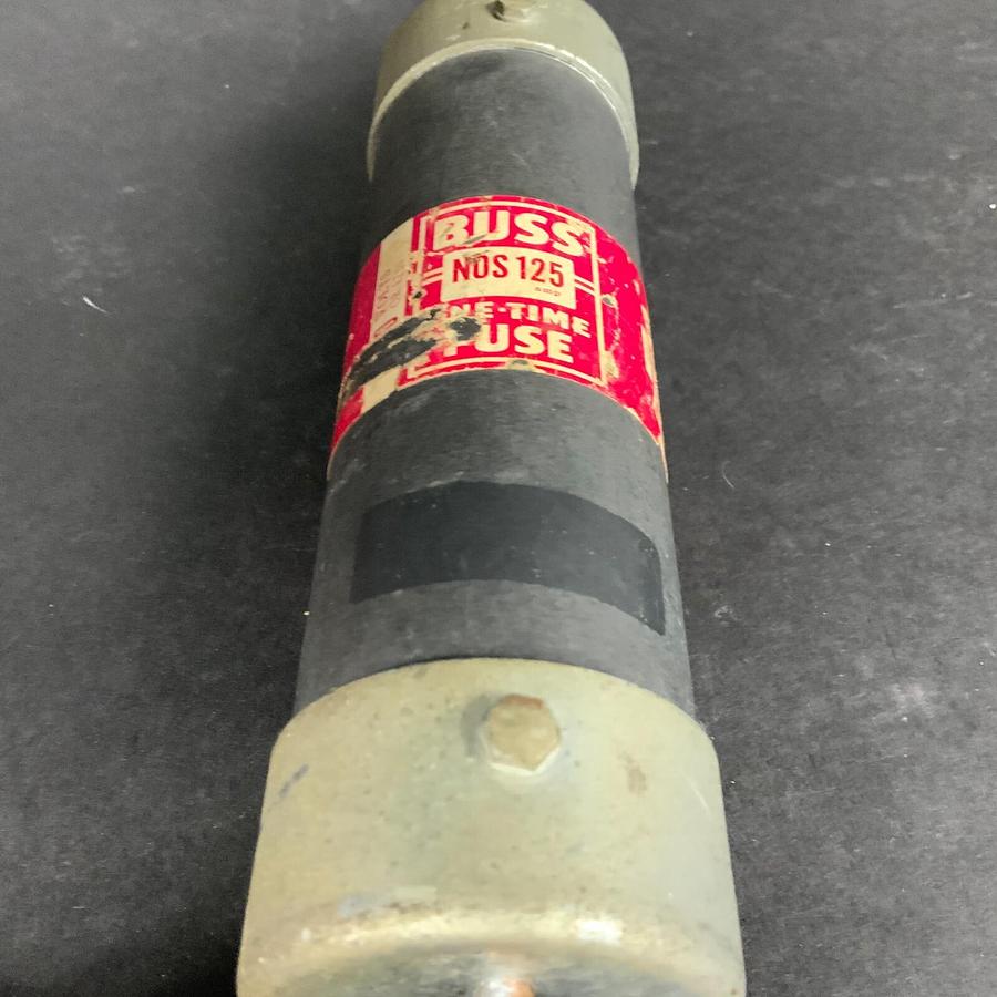 Used BUSSMANN NOS-125 ONE-TIME FUSE ($14 OBO)