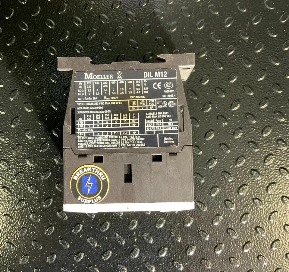MOELLER DILM12-10(24VDC) ($44.99/EACH OBO)