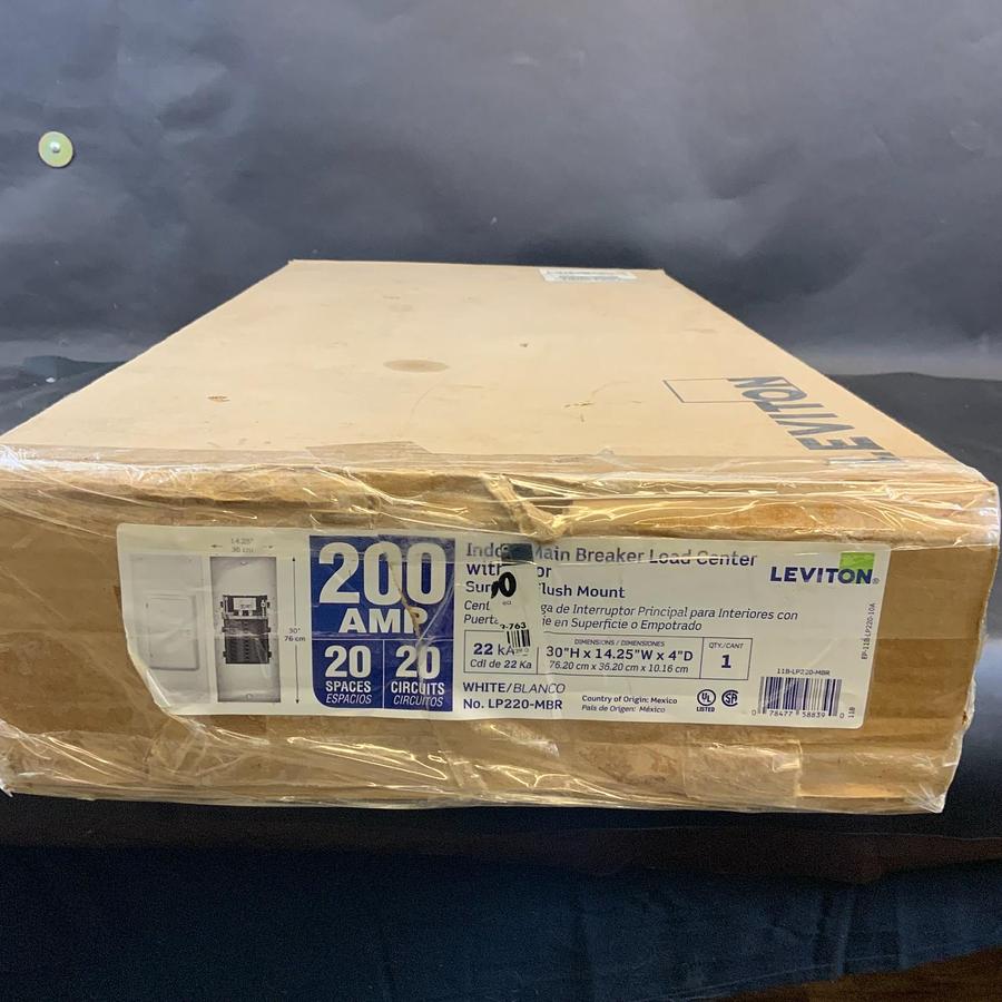 Used LEVITON LP220-MBR MAIN BREAKER LOAD CENTER ($100 OBO)