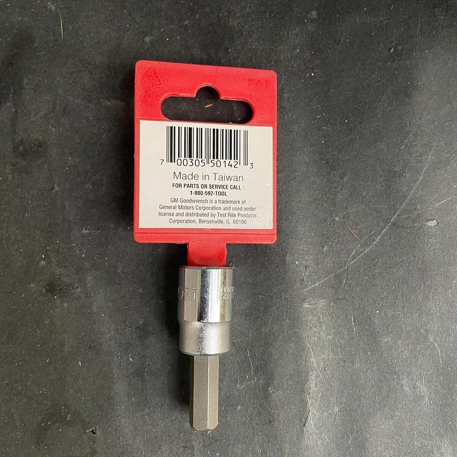 GOODWRENCH GM8165 3/8” DRIVE 5/16” HEX - BIT SOCKET