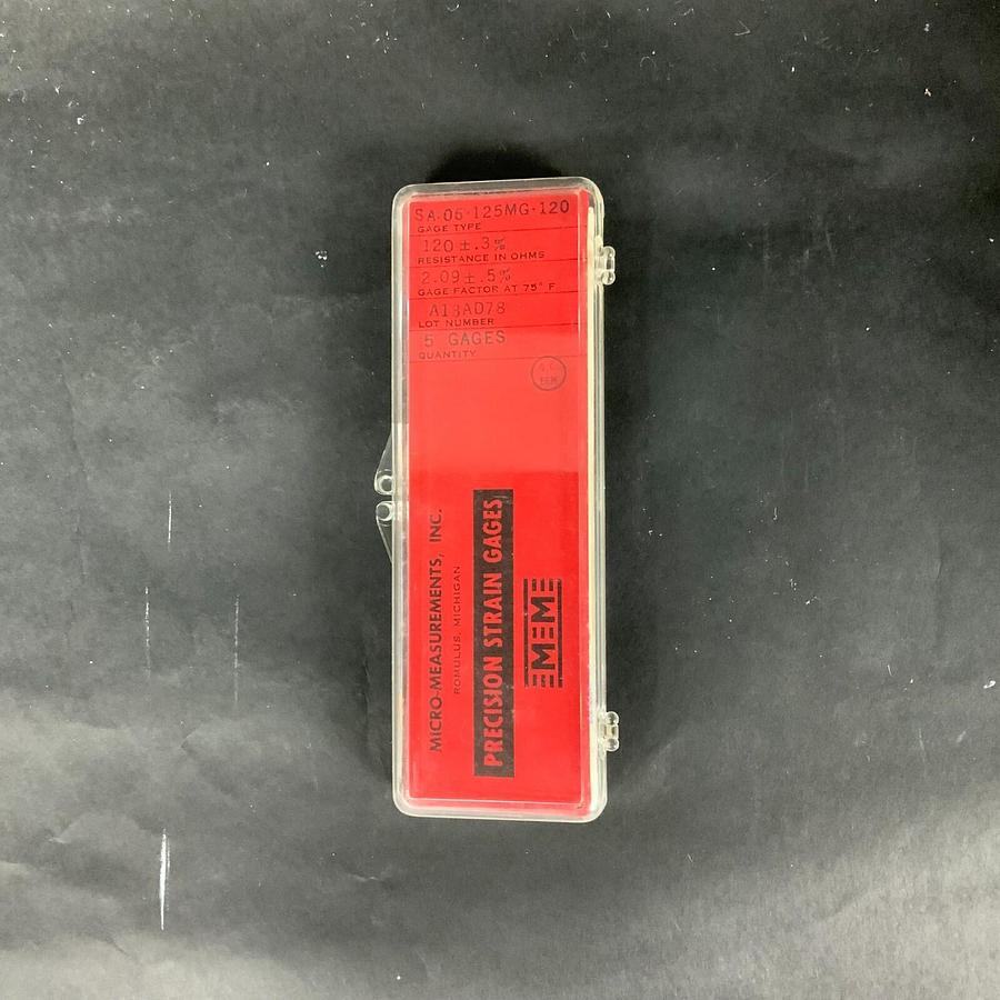 Used MICRO-MEASUREMENTS SA-06-125MG-120 PRECISION STRAIN GAUGE - BOX OF 5 ($25 OBO)