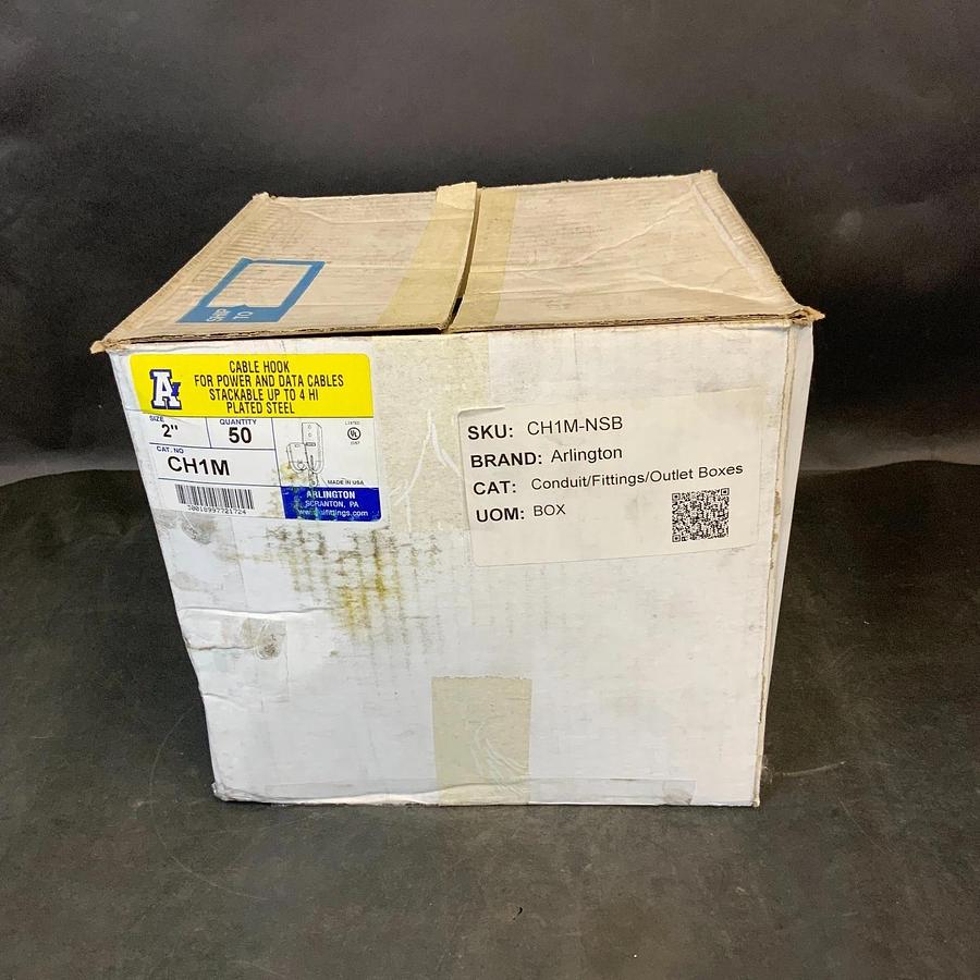 ARLINGTON FITTING CH1M 2” CABLE HOOK - BOX OF 50 ($100 OBO)