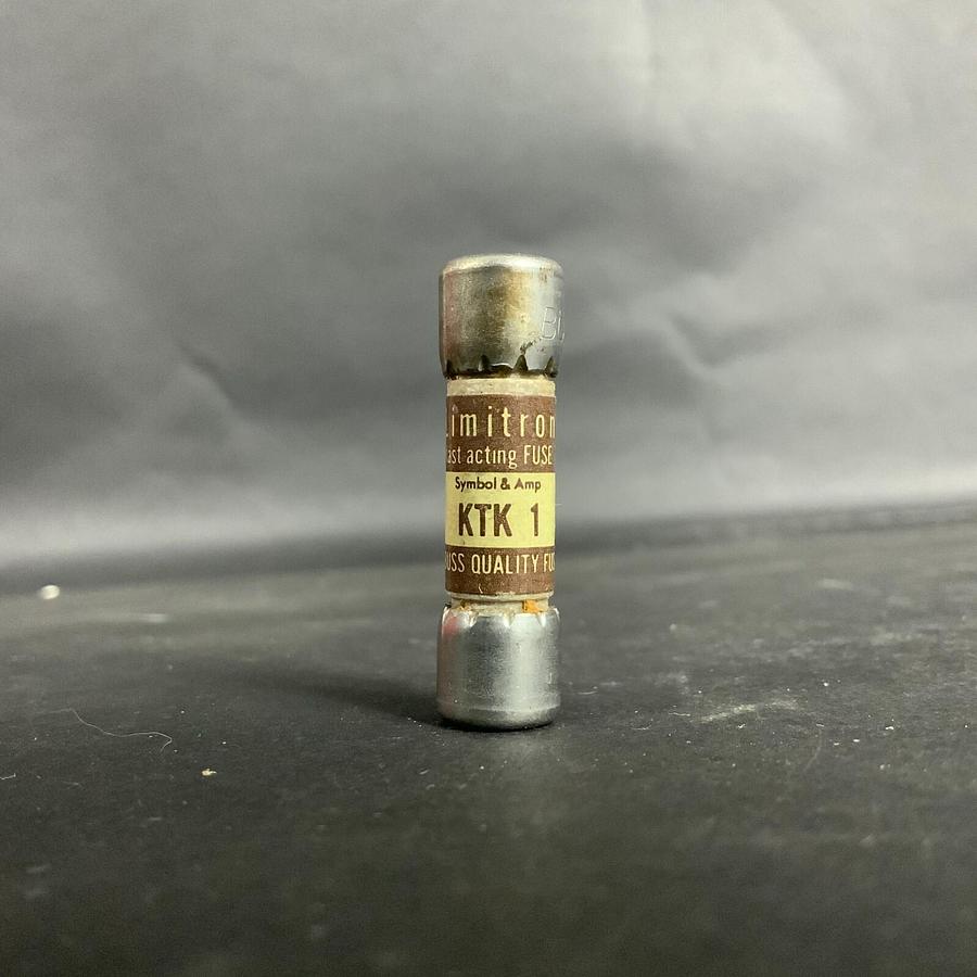 BUSSMANN KTK-1 FAST ACTING FUSE - SET OF 3 ($10 OBO)