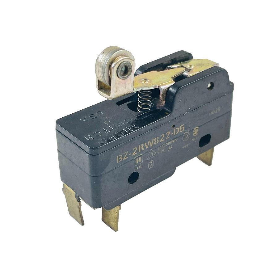 Used HONEYWELL BZ-2RW822-D5 ROLLER LEVER SNAP ACTION MICRO SWITCH 15A 125-480V SPDT