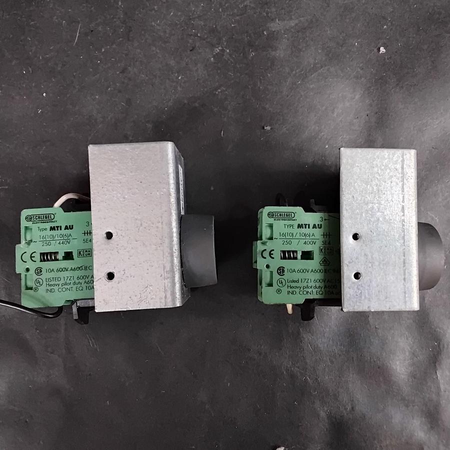 Used SCHLEGEL MTI AU ELECTRICAL SWITCHES ($12/EACH OBO)