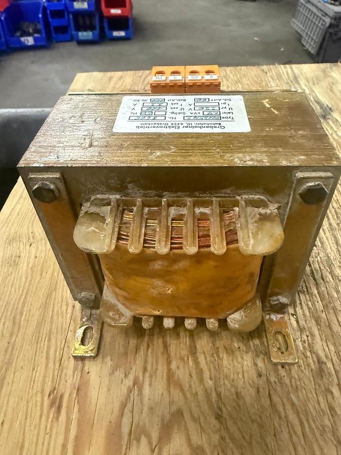 Used GREBENHAINER TYPE ELR35162 TRANSFORMER