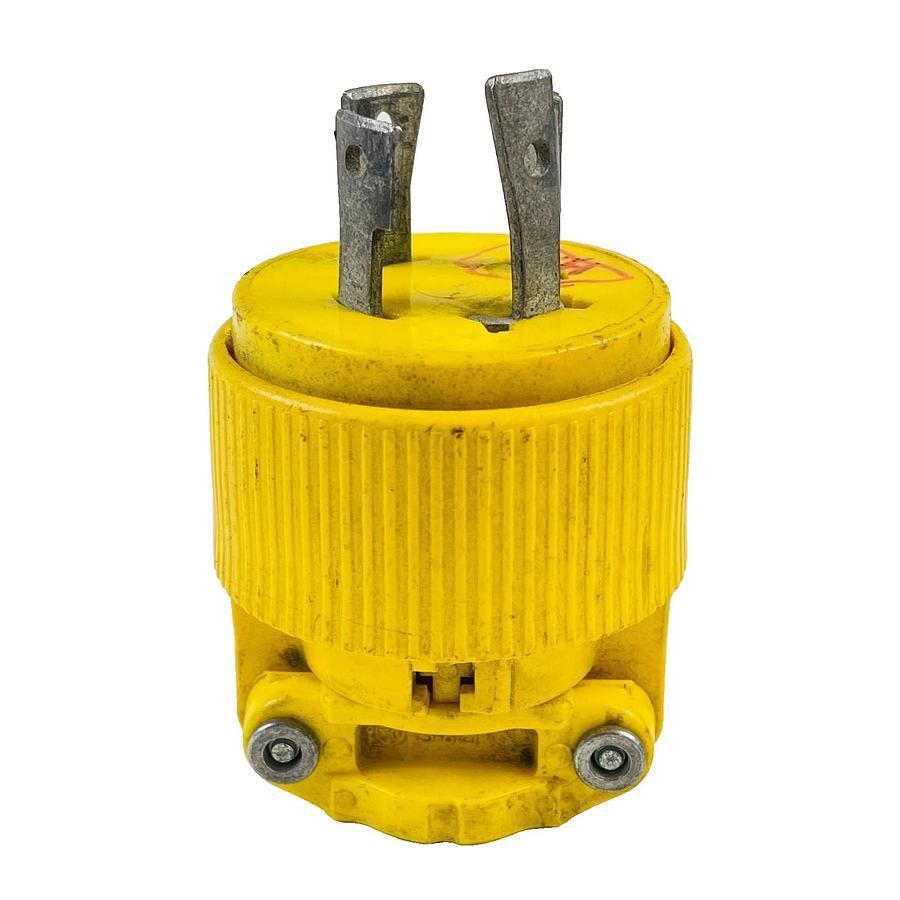 Used PASS & SEYMOUR L1530P TWIST LOCK MALE PLUG 30A 250V 3-PHASE
