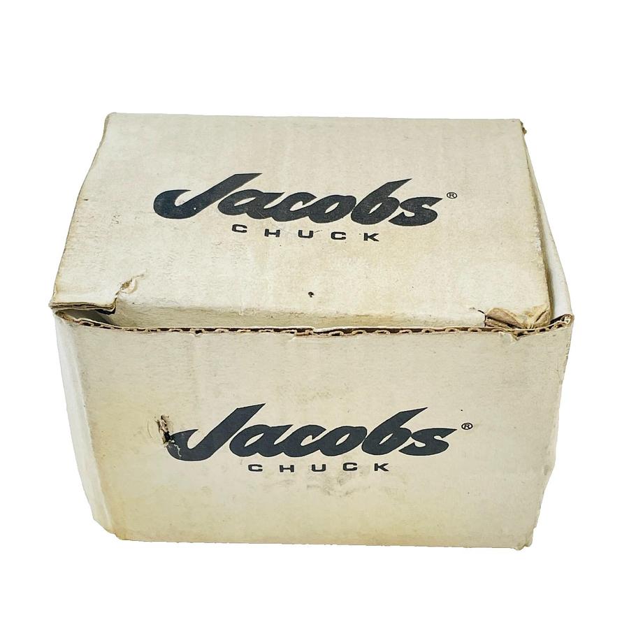 Used JACOBS CHUCK JCM32282 41BA 3/8-24 THREADED KEYED DRILL CHUCK WITH KEY