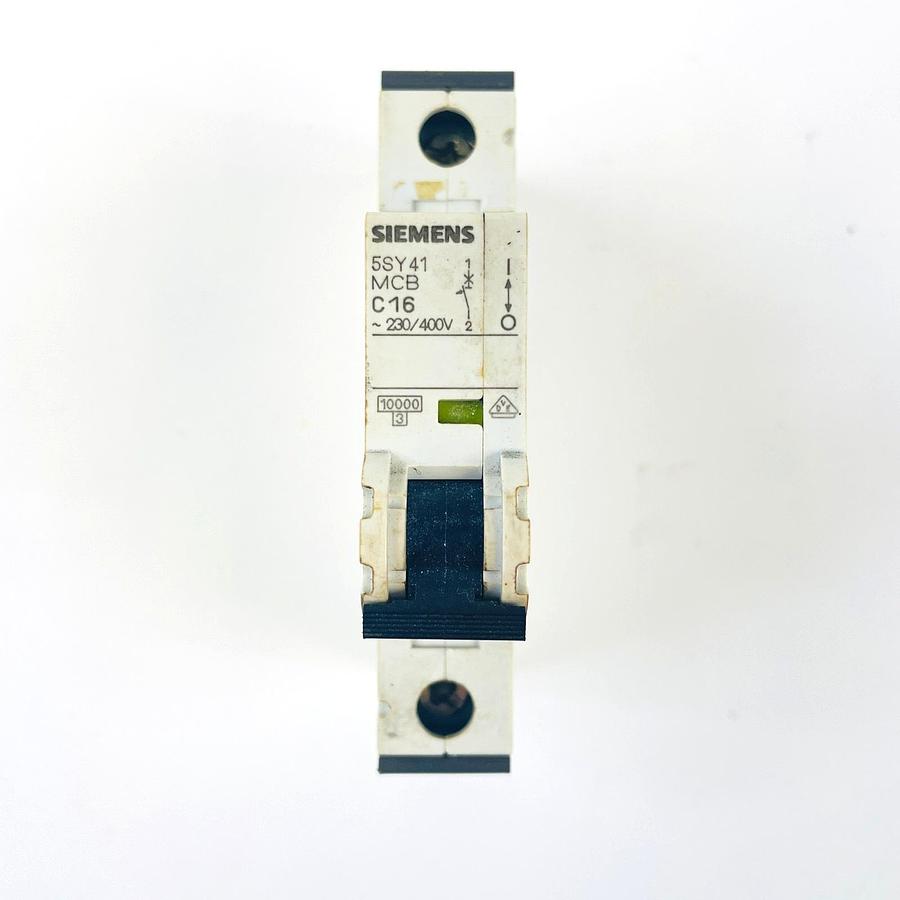 Used SIEMENS 5SY4116-7 CIRCUIT BREAKER 230/400V MINIATURE MCB INDUSTRIAL