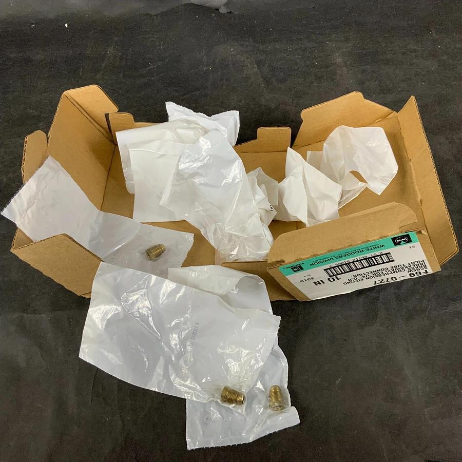 WHITE ROGERS F69-0727 1/4” BRASS COMPRESSION FITTING - SET OF 10 ($30 OBO)