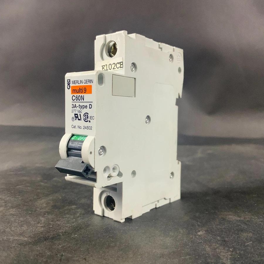 Used MERLIN GERIN MULTI9 C60N 3A-TYPE D CIRCUIT BREAKER ($15 OBO)