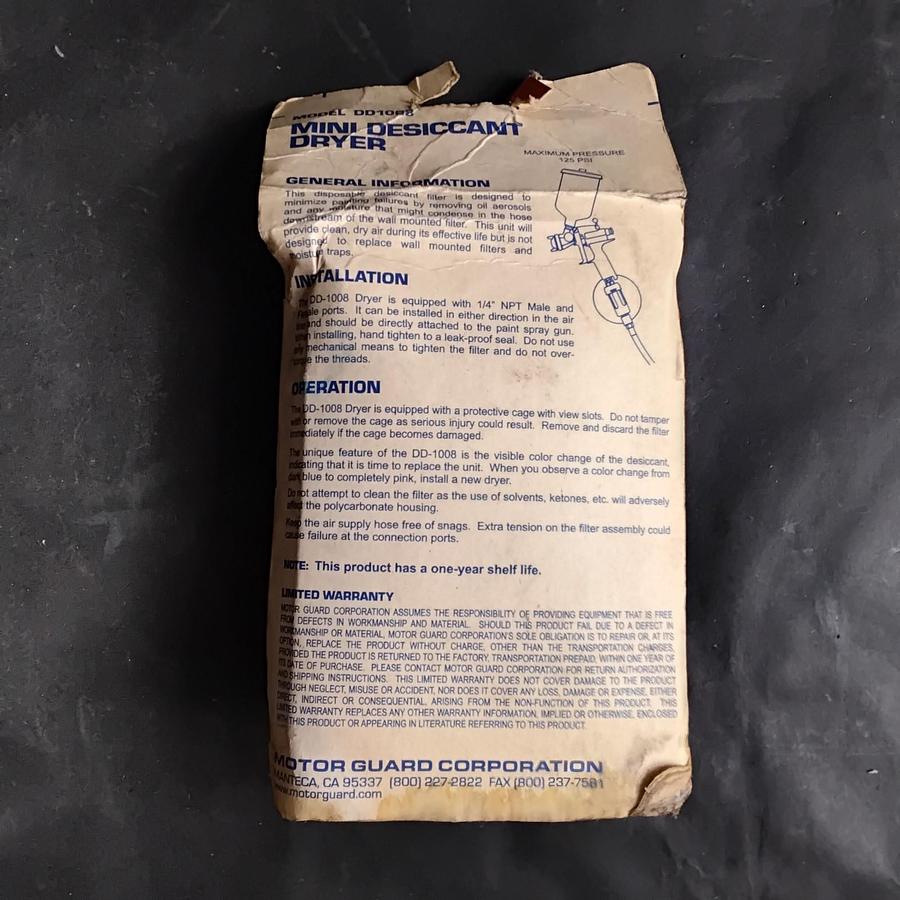 MOTOR GUARD DD1008 MINI DESICCANT DRYER ($13 OBO)