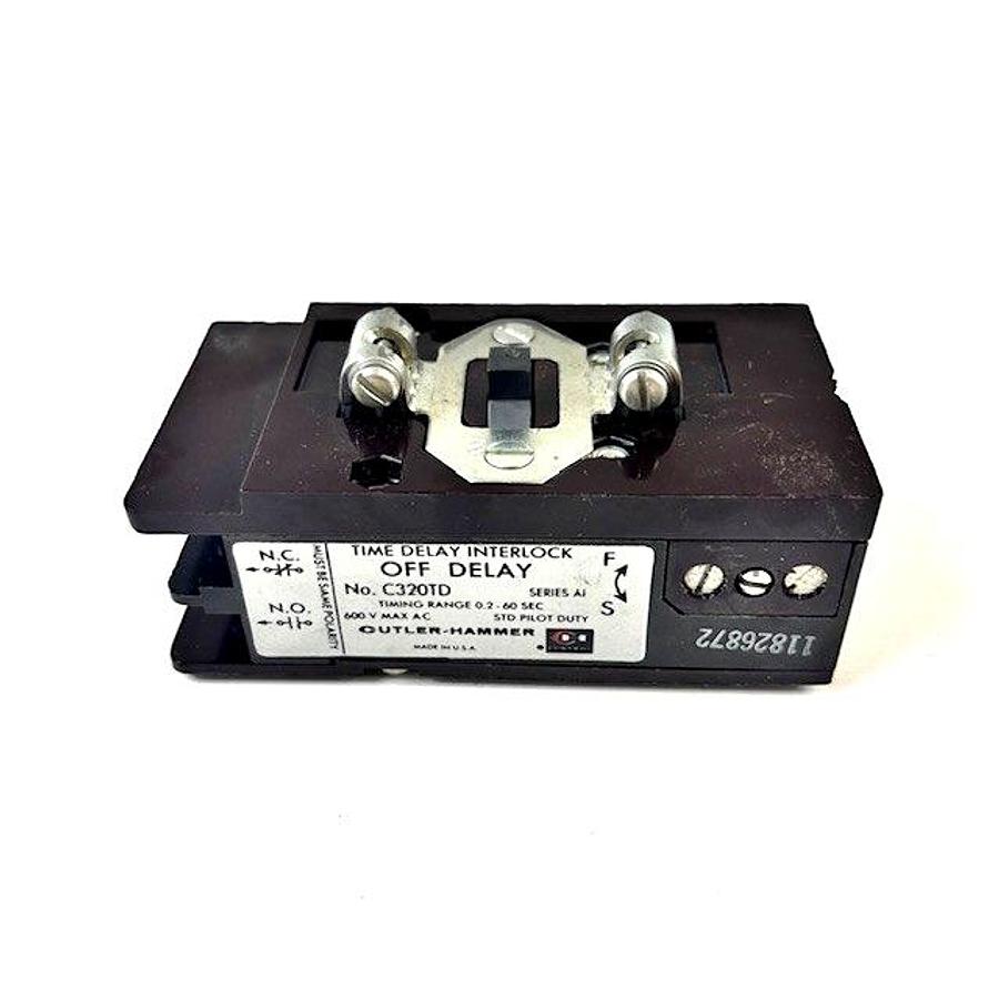 Used CUTLER-HAMMER C320TD TIME DELAY INTERLOCK