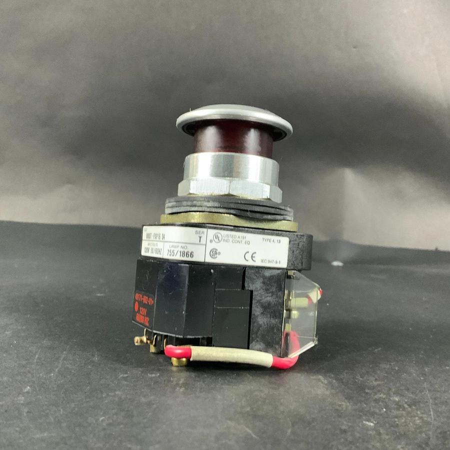 Used ALLEN BRADLEY 800T-FXP16 D4 RED PUSHBUTTON ($50 OBO)