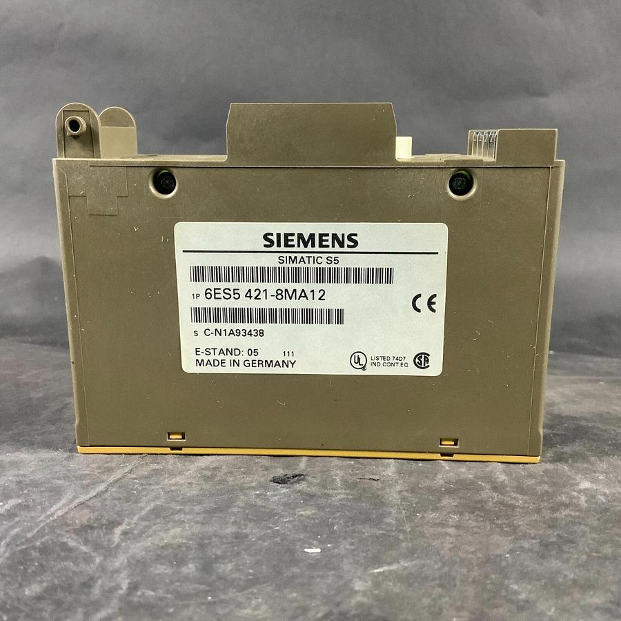 Used SIEMENS 6ES5421-8MA12 SIMATIC S5 INPUT MODULE ($15 OBO)