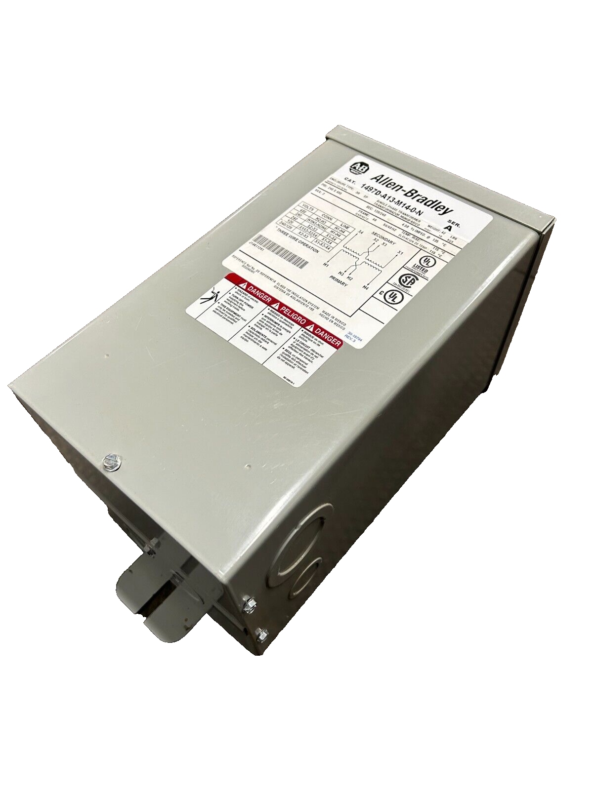 Used Allen Bradley 1497D-A13-M14-0-N Transformer 2kVA ($199.99/ea OBO!!!) 6 TOTAL