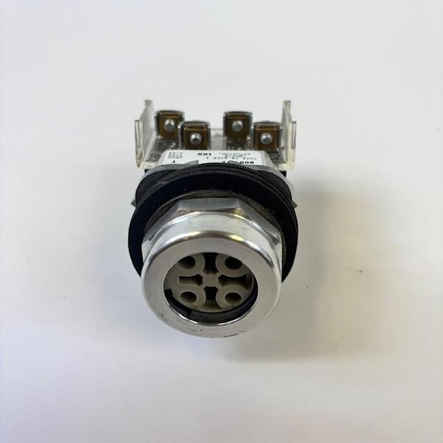 Used ALLEN BRADLEY 800T-J2 SER T PUSHBUTTON CONTACT BLOCK