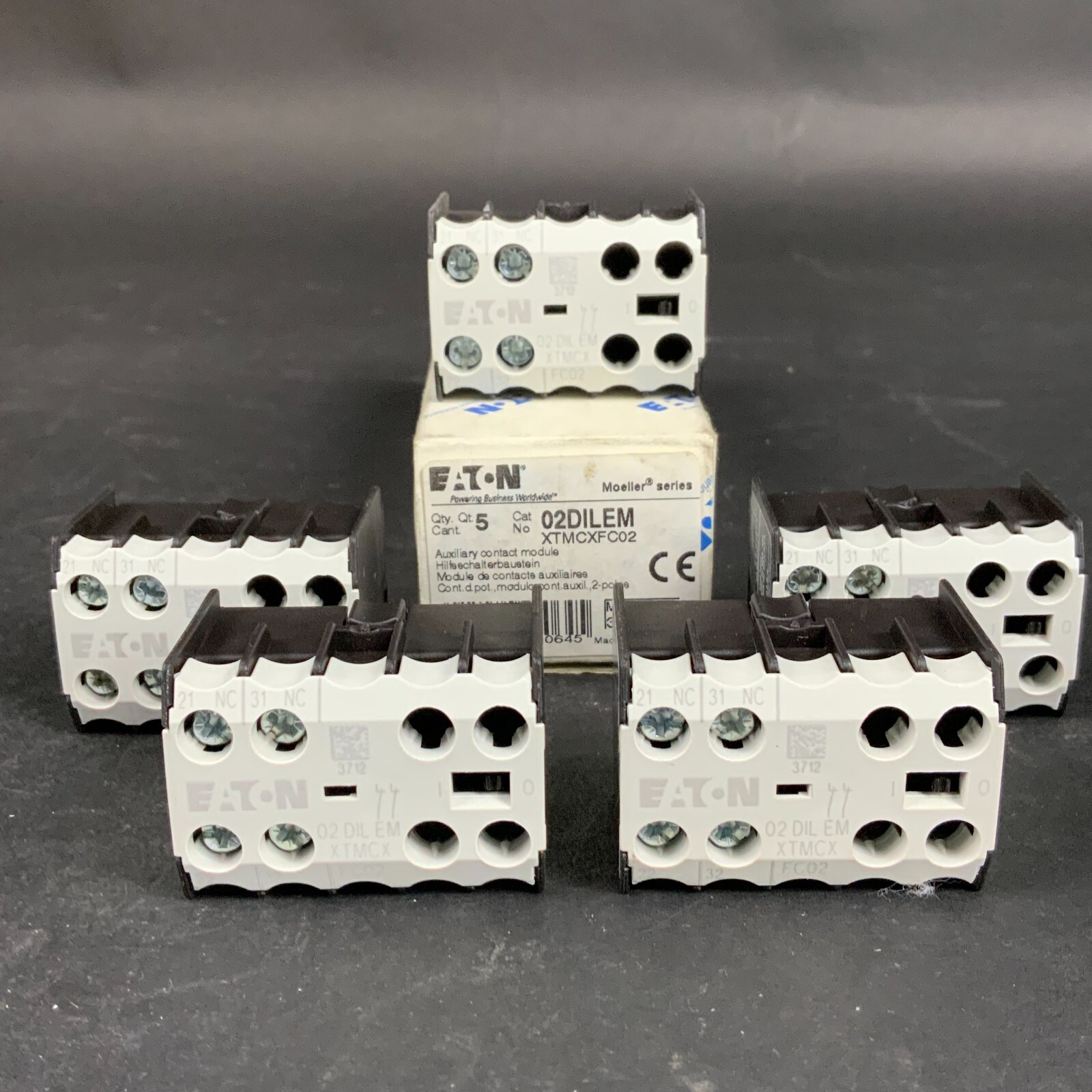 EATON 02DILEM AUXILLARY CONTACT - NEW IN BOX - SET OF 5 ($35 OBO)