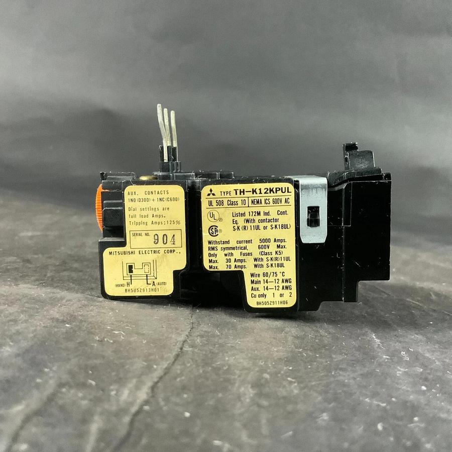 Used MITSUBISHI TH-K12KPUL 7-11A OVERLOAD RELAY ($10 OBO)
