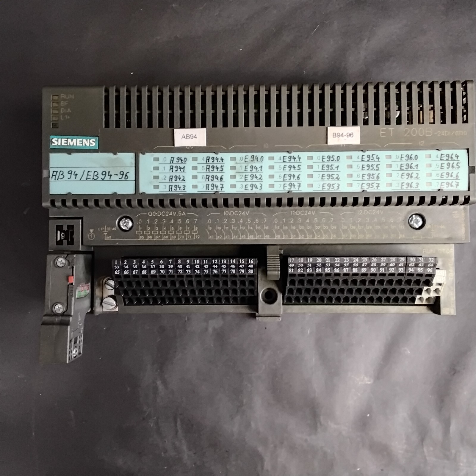 Used SIEMENS ET200B-24DI/8DO CONTROLLER MODULE ($125 OBO)