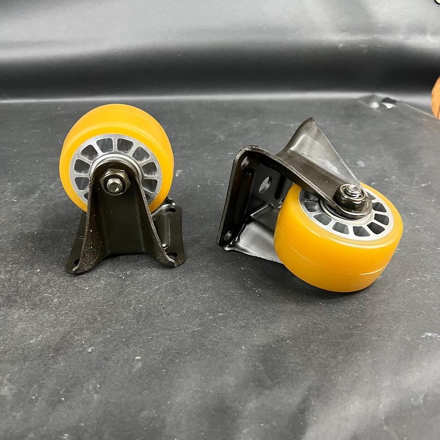 HAMMER CASTER 540 SR-BAU 75 WHEEL W/ 4-HOLE PLATE - SET OF 2 ($30 OBO)