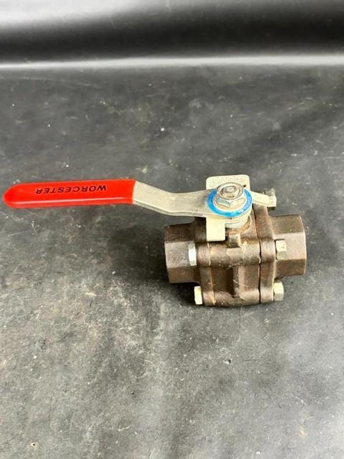 Used WORCESTER 1W2446PMSW STAINLESS STEEL BALL VALVE
