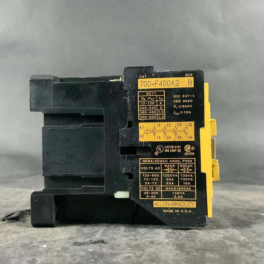 Used ALLEN BRADLEY 700-F400A2 B CONTACTOR ($35 OBO)